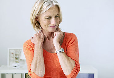 Patient experiencing neck pain and in need of chiropractic care